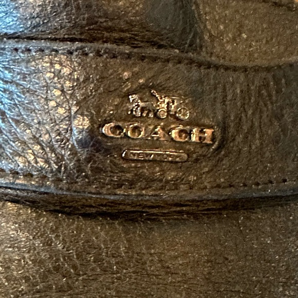 Coach Black Pebbled Leather Odette Driver Moc Loafers - Picture 5 of 14